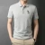 Import latest OEM customized colorful embroidery logo button placket short sleeve cotton soft men polo shirt from China