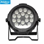 led 5in1 par light 18pcs * 15w high brightness Par Can DJ Club Disco Party Lighting 18*15W RGBWA 5in1 LED Stage dj led par