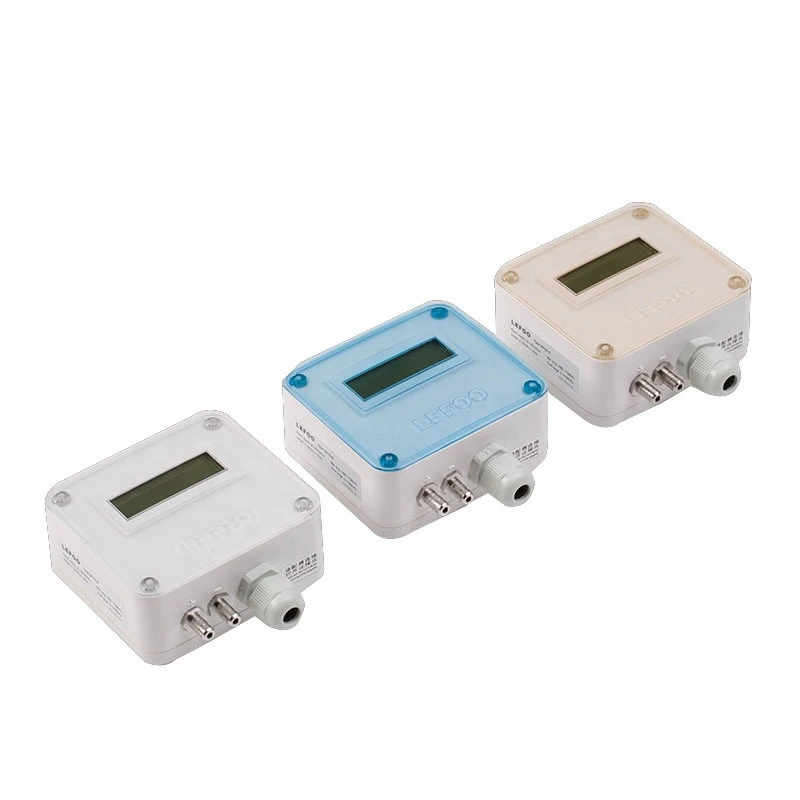 LEFOO LFM11 4-20mA/0-10V LCD Digital Differential Pressure Transmitter for Air Differential Pressure Measurement