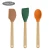 Import LFGB Painted Pattern Good Quality Hot Sale Kid Wood handle Digital Printing Silicone Spatula from China