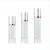 Import Lotion bottle silver 15ml 30ml 50ml airless pump plastic aluminum cosmetic airless pump bottle from China