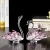 Import Lovely Glass Crystal Swan Model Clear Cute Crafts For Wedding Gifts from China
