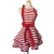 Import Lovely personalized women apron with bowknot beautiful apron dress with in striped pattern from Pakistan