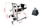 Low Price 100kg Steel China Physical Therapy Equipment Portable Patient Transfer Chair