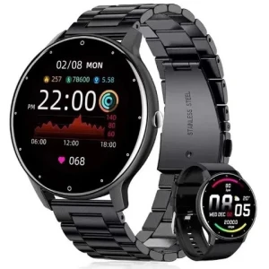 Low price Smart watches ZL02D with  stainless steel touch screen Fitness tracker