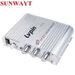 LP-838 LP838 Mini HiFi 2.1 Car Audio Amplifier 12V 20W*2 MP3 MP4 Stereo Player Auto Sound Subwoofer Amplifier