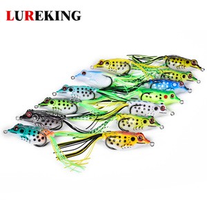Lureking Colorful Hollow Body Frog Lure For Fishing, Frog Lure Snakehead