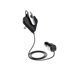 LUTU New design V12 bluetooth car charger fm modulator wireless mp3 player with bluetooth earphone