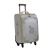 Import luxury 4 spinner wheels combination lock carved pu urban hard trolley case luggage with matched handbag from China