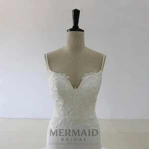 Luxury fish cut sexy mermaid wedding dress