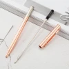 luxury high quality new style rose gold pen metal ballpoint pen with custom logo