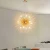Import Luxury lamps home decor pendant hanging spark lamp sea urchin shape gold decoration bedroom pendant light from China