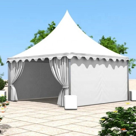 Luxury wedding pagoda marquee tent with lining for outdoor party