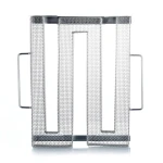 M shape customized wire mesh cold smoke generator smoker basket  grill basket square barbecue accessories
