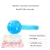 Import Magic Cool Roller Ball Globe facial cooling hockey Energy Beauty Crystal Ball Beauty Water Wave Facial Cooling Ice Globes from China