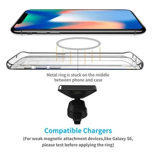 Magnetic wireless car charger mount , wireless charger for mobile phone