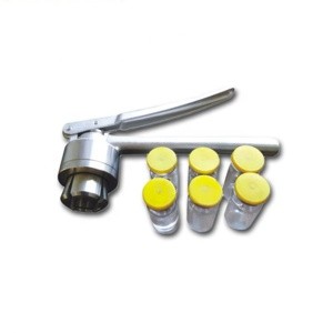 Manual glass bottle crimping machine for Flip Off Cap or Tear Off Cap capping machine