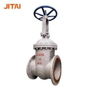 Manual Operated Large Bore Bb Wcb Industrial Gate Valve
