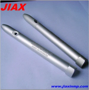 manufacturer customized high precision cnc titanium pen parts, titanium anodized