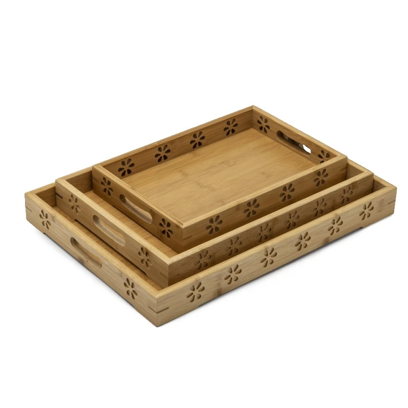 Manufacturer wholesale bamboo carton trays
