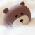 Import Manufacturing Cute Animal Bear Shape 580ml Silicon Hot Water Bag from China
