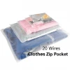 Matte Clear Zip lock Plastic Package Clothes Travel Storage Bag Waterproof Bag Zipper Lock Self Seal Frosted Portable bags