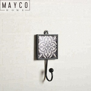 Mayco Vintage Fancy Wall Hanger Decorative Single Wall Robe Hook
