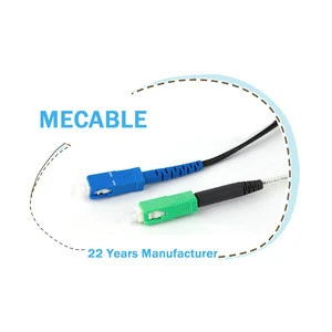 Mecable fiber optic communication cables equipment 100% Component Test Armored mpo mtp lc sc upc apc patch cord