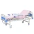 Import Medical Furniture Folding Metal 2 Crank Manual  Hospital Bed with Mattress from China