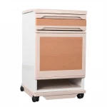 Medicine Plastic Metal ABS Hospital Bedside Table Cabinet with Shoe Rack