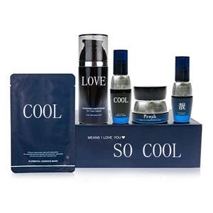 Mens Skin Care Gift Set, Aftershave, Body Wash, Emulsion, Original Beeswax Lip Balm