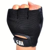 Mens Weight Lifting Gloves Leather Grip Gym Workout Crossfit Bodybuilding Fitness Gloves