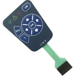 metal dome switch keyboard keypad pcb membrane switch for test instrument