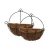 Import Metal Hanging Planter Basket with Coco Coir Liner Round Wire Plant Holder  for  Garden Decoration Outdoor Plants 2pk from China