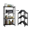 metal spice kitchen collapsible shelves rack holders storage racks shelf