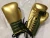 Import metallic boxing gloves golden green genuine leather custom logo boxing equipment manufacturer in sialkot Pakistan from Pakistan