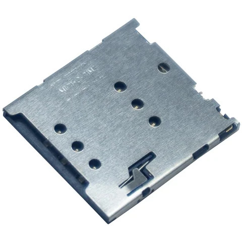 Buy Micro Sim Card Connector 6 Pin 1.42h Socket With Detect Switch from ...