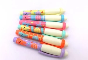 Mini highlighter with clip fluorescent marker for kids as gift