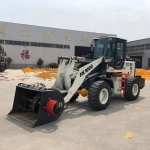 Mini self loading concrete mixer bucket loader diesel engine 2ton