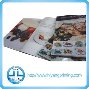 Modern Design Food Magazine Printing, Book Printing for Cookie