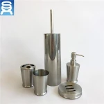 Modern design stainless steel toilet sanitary bath accessory set bath accessory