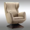 modern genuine leather covered wedding high quality smart furniture dubai single sofa chair