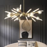 Modern Nordic LED Chandelier Ceiling Hanging Lamp Living Room Bedroom Chandelier Lighting Fixtures Home Decorations lights