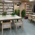 Modern Steel and Wood Bookshelf for Home Office Organization