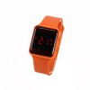 Modern style excellent quality square pure color sport cheap digital watch