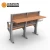 Import Modern university student desk and chairs school classroom furniture from China