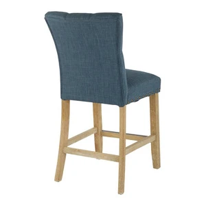 Modern Velvet Breakfast Kitchen Bar Stool Chair With Back