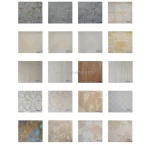 Moisture proof PVC laminated ceiling gypsum board perforated drywall plasterboard