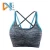 Import Moisture-wicking strappy gym wear clothing running apparel dry fit removable women workout cross back sport bra top fitness from China