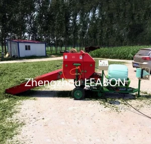 Motor Type Grass Hay Baler Machine Automatic Round Baler for Corn Silage
